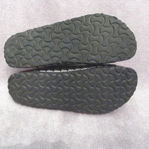 Birkenstock Arizona Papillio Slide Sandals Size 11 Vegan Leather Comfort Slip On - Picture 9 of 10